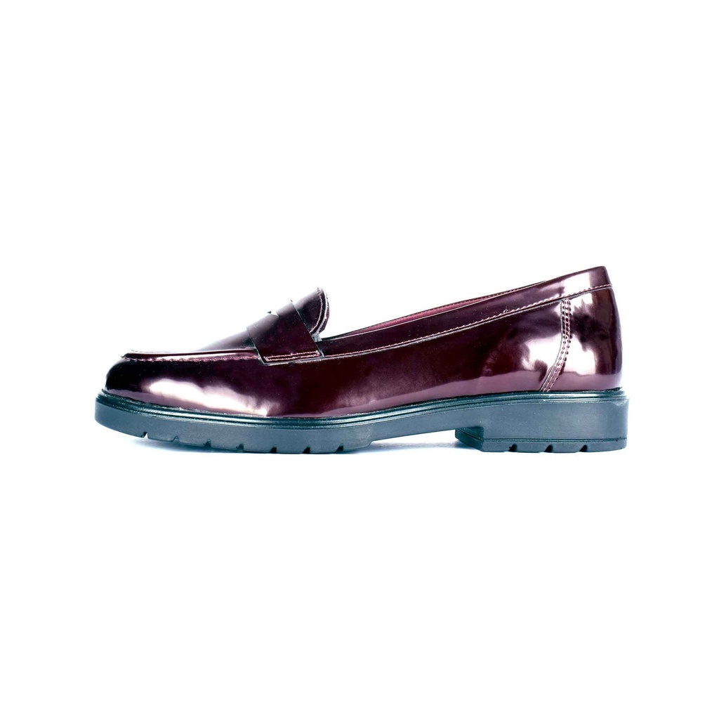 Red Plain Patent Leather Loafer (PAK-SER-1|MIS/1)