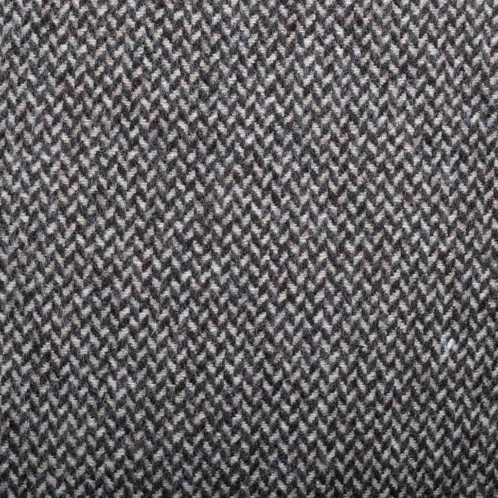 Brown Herringbone Blended Wool Fabric |  JWB-8