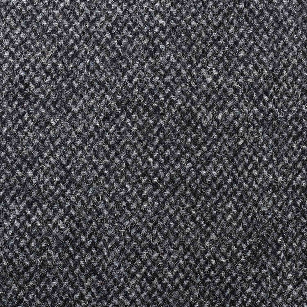 Grey Herringbone Blended Woll Fabric | JWB-25