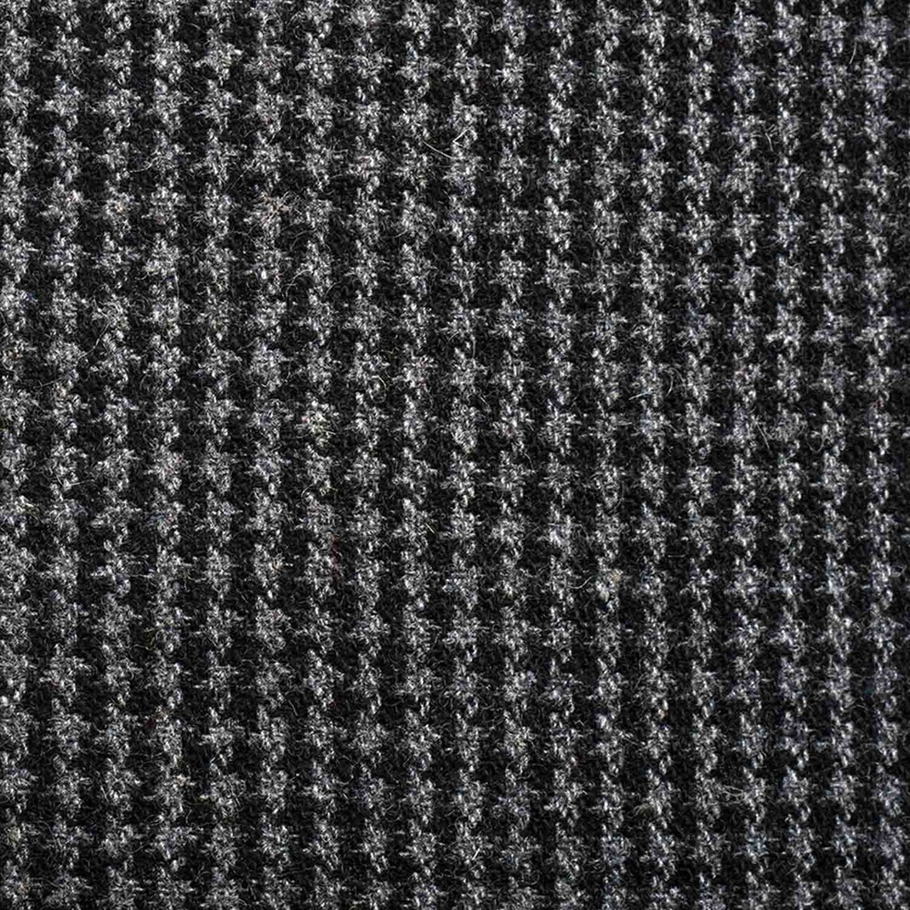 Grey Hounstooth Blended Wool Fabric | JWB-28
