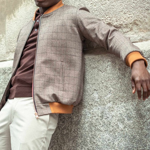 Men's Bomber Jacket (KNT-87|BR3)