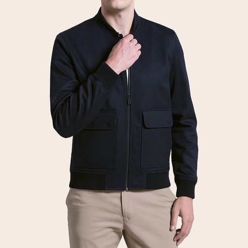 Men's Bomber Jacket (CTN-739|BRT/ORG)