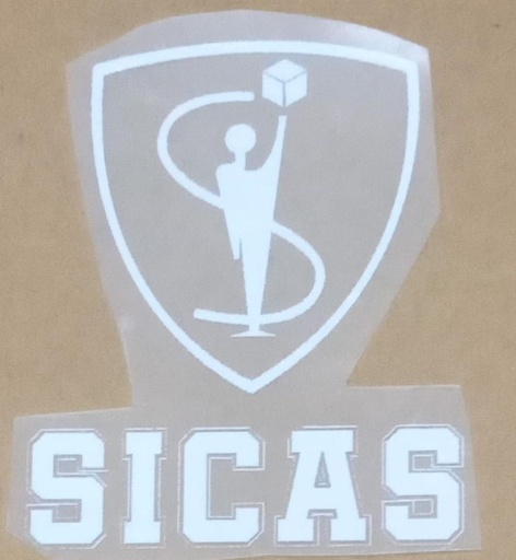 [RM-LP-STK-SICAS] SICAS Logo Badge Heat Sticker WHT|1134